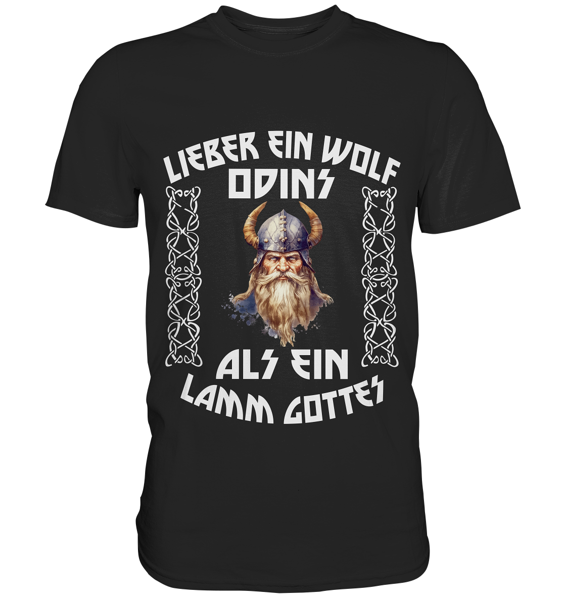 LIEBER EIN WOLF ODINS NO 4  - STREETWEAR - STATEMENT   - Premium Shirt