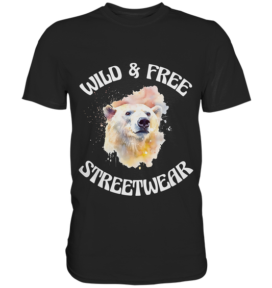 WILD & FREE NO 6 POLAR BEAR - STREETWEAR - STATEMENT - Premium Shirt