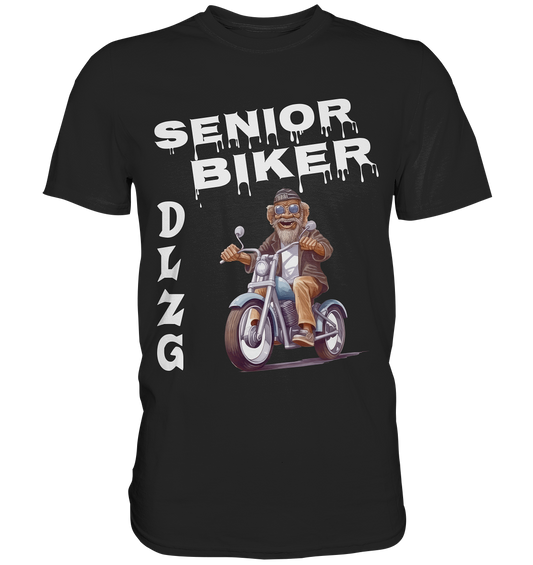 DLzG Opa Biker Fun Motiv 2- Premium Shirt