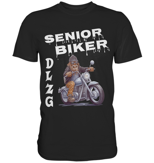 DLzG Opa Biker Fun Motiv 4- Premium Shirt