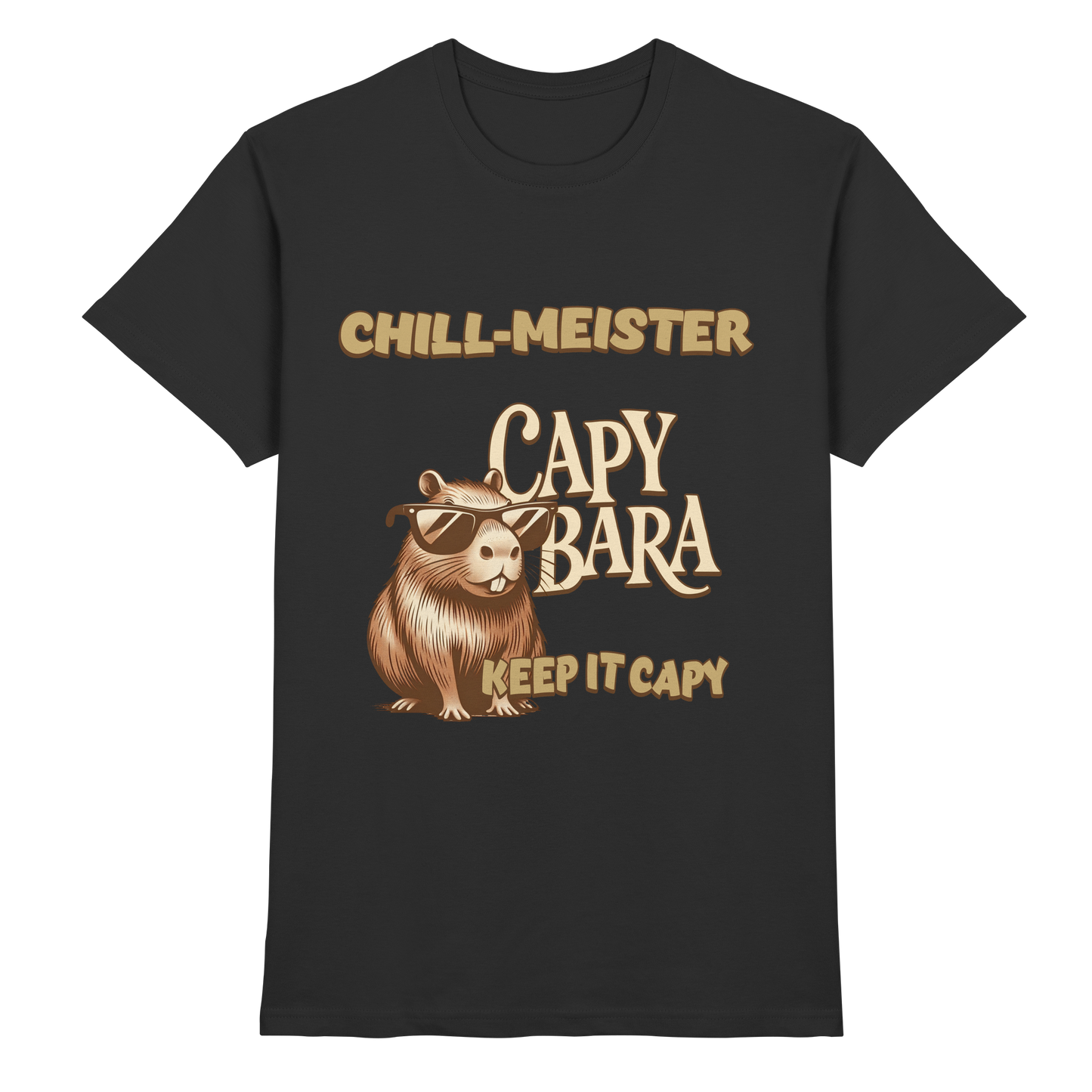 Chill-Meister Capybara – Keep it Capy (Bio & Premium) - Premium Shirt