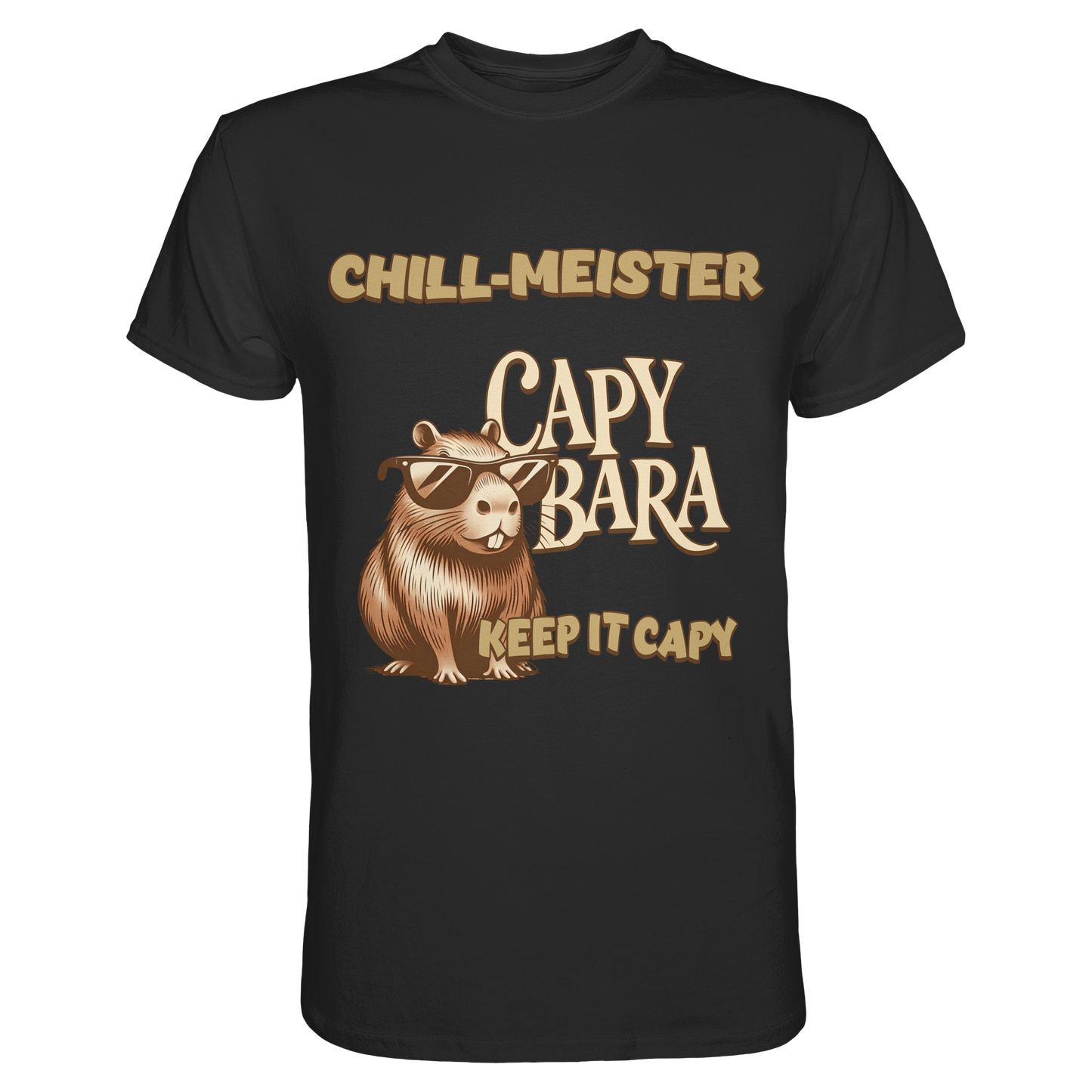 Chill-Meister Capybara – Keep it Capy (Bio & Premium) - Premium Shirt