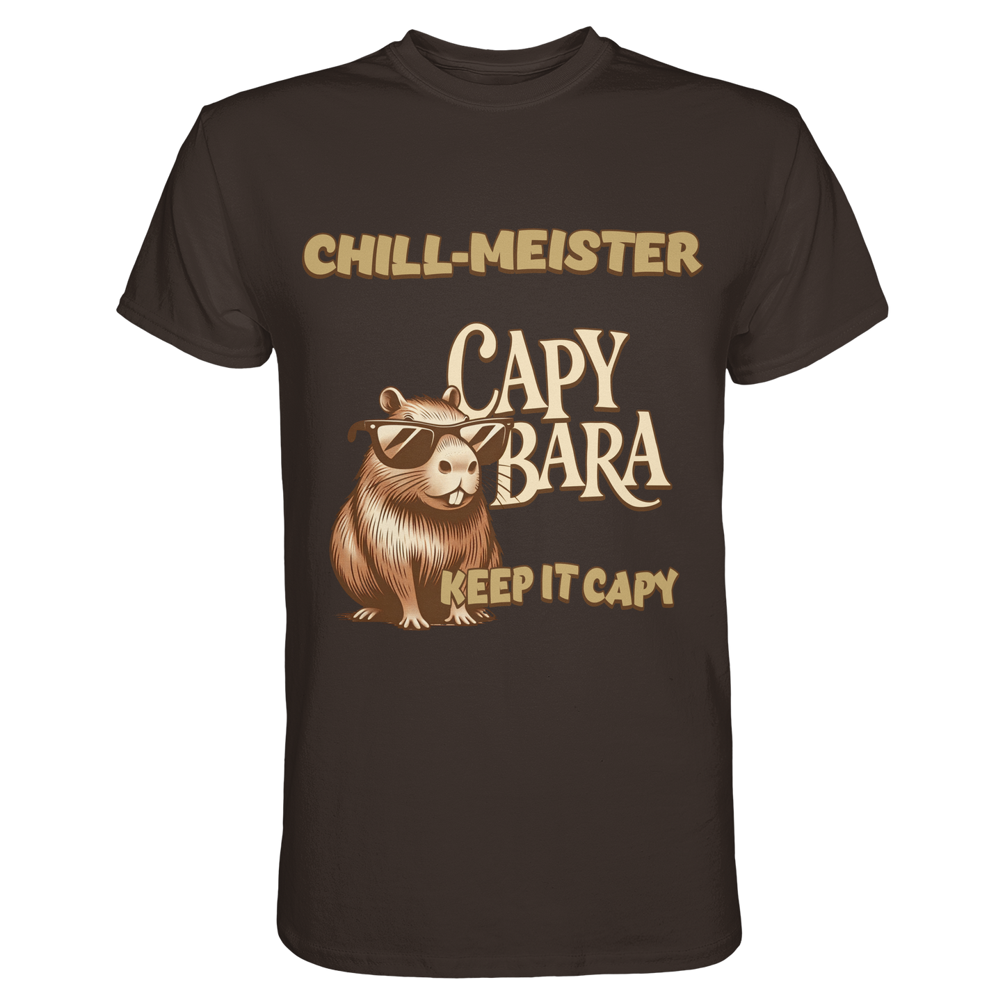 Chill-Meister Capybara – Keep it Capy (Bio & Premium) - Premium Shirt