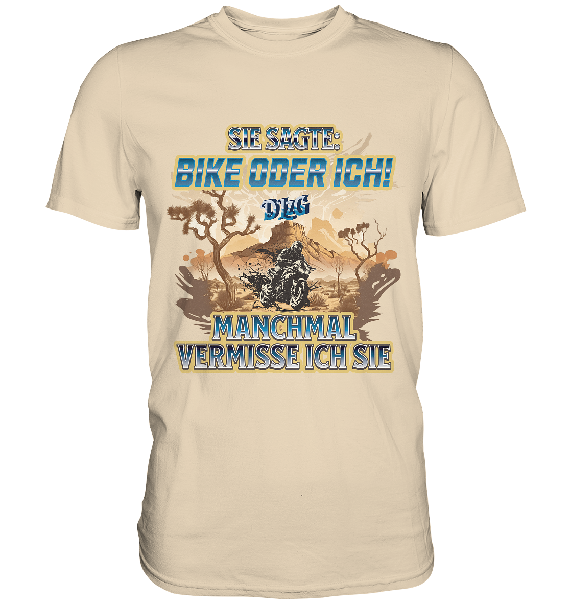 DLzG - Manchmal vermisse ich sie - Statement - Premium Shirt