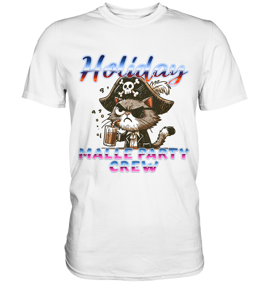 Urlaubsshirt Malle- Party Crew - Premium Shirt