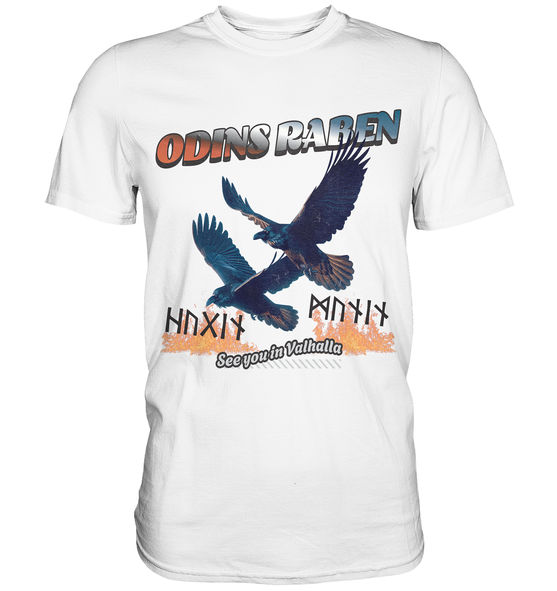 Raben Odins - Hugin und Munin - Premium Shirt