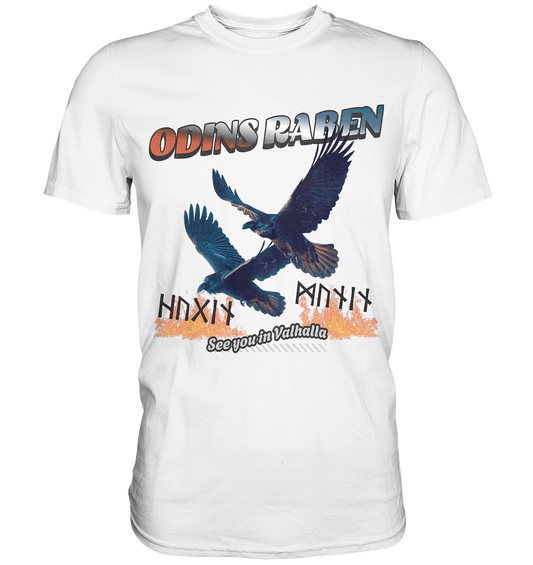 Raben Odins - Hugin und Munin - Premium Shirt