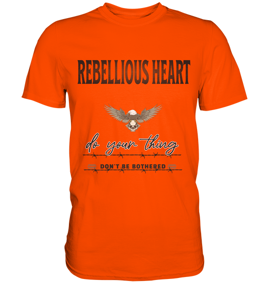 Rebellisches Herz Streetwear - Premium Shirt