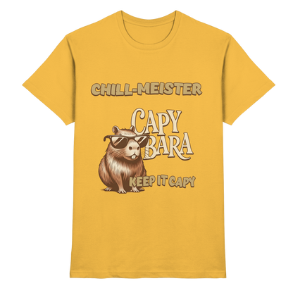 Chill-Meister Capybara – Keep it Capy (Bio & Premium) - Premium Shirt