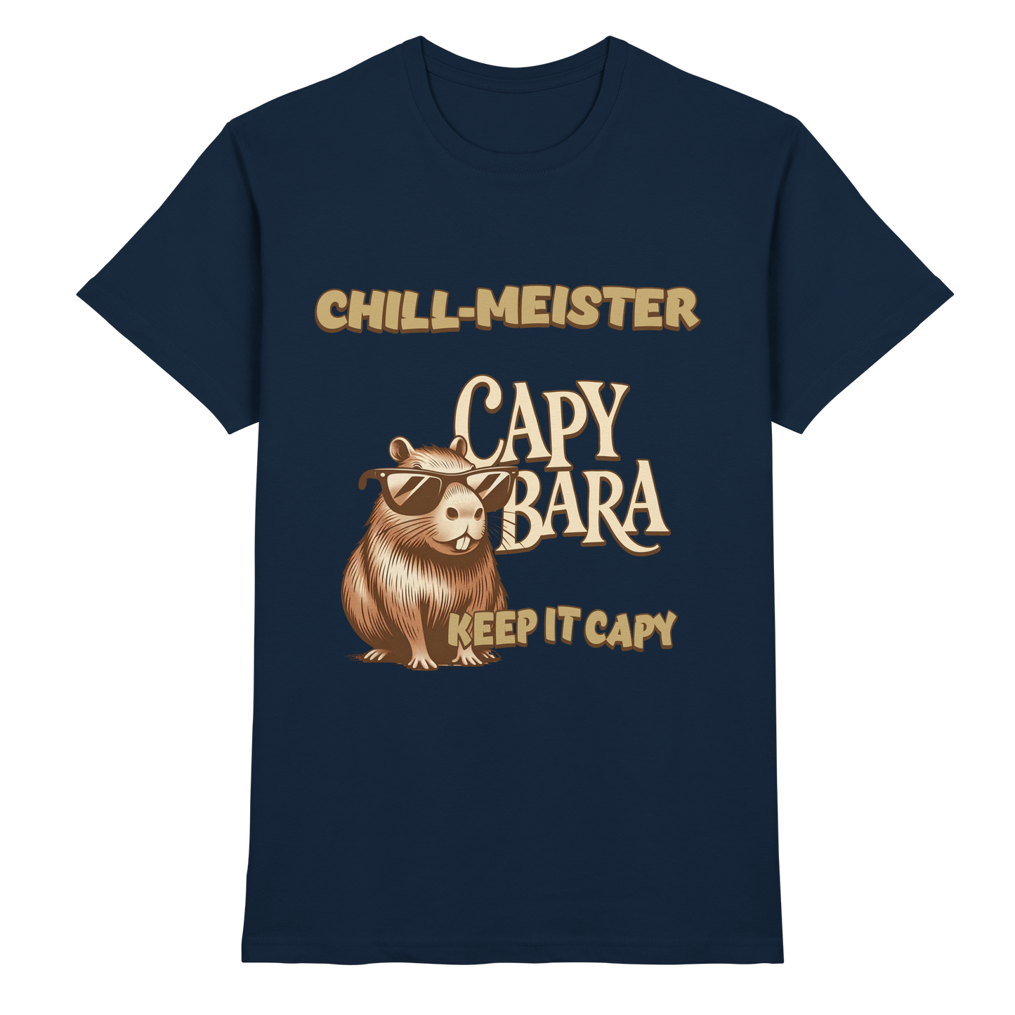 Chill-Meister Capybara – Keep it Capy (Bio & Premium) - Premium Shirt