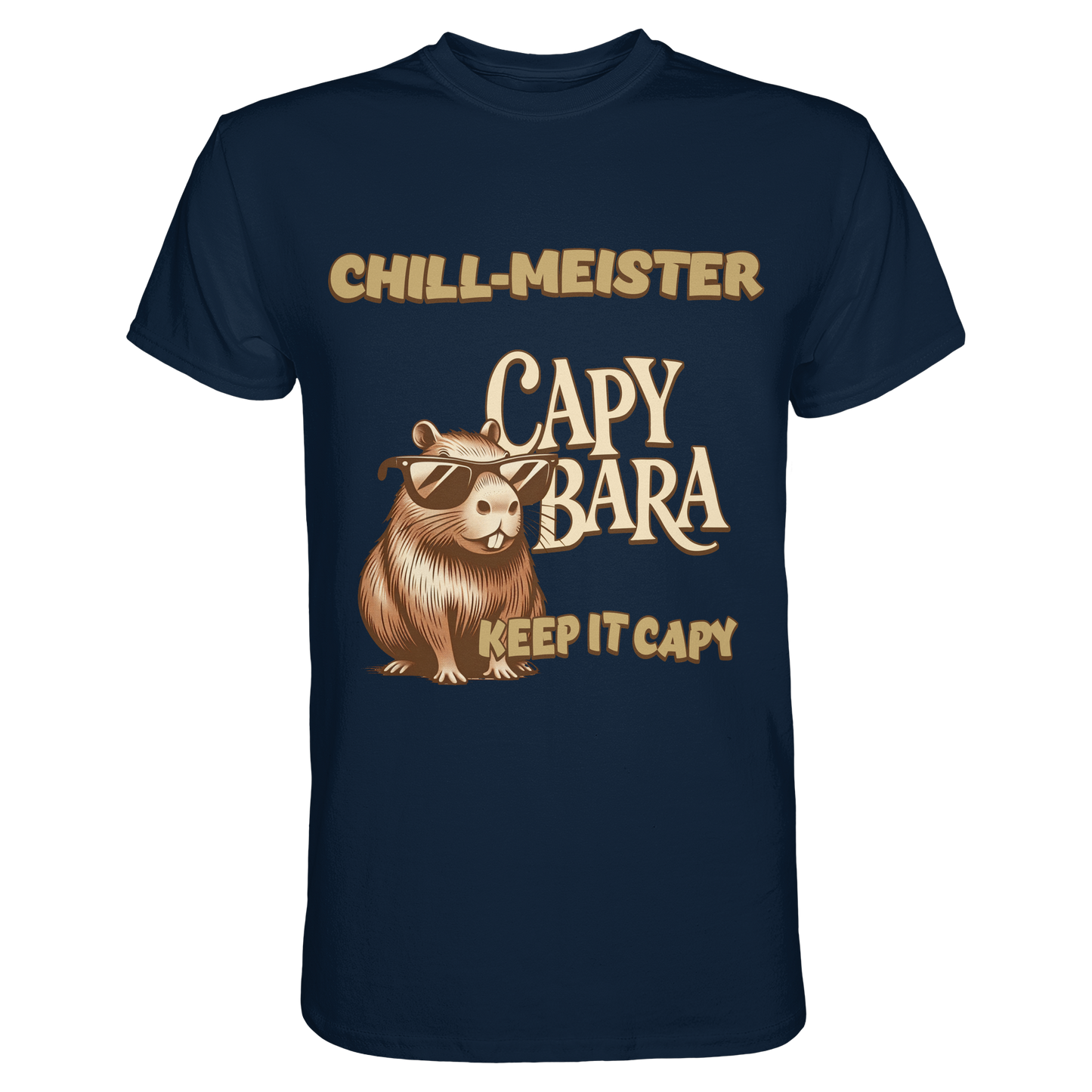 Chill-Meister Capybara – Keep it Capy (Bio & Premium) - Premium Shirt