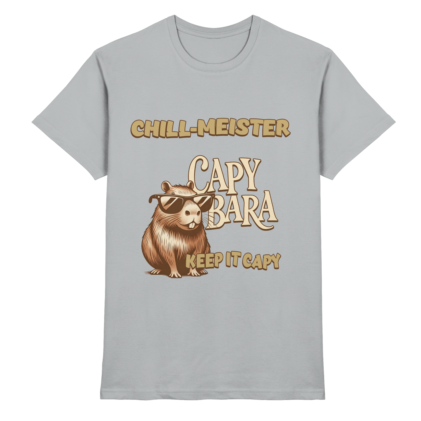 Chill-Meister Capybara – Keep it Capy (Bio & Premium) - Premium Shirt