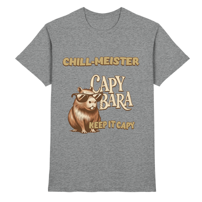 Chill-Meister Capybara – Keep it Capy (Bio & Premium) - Premium Shirt