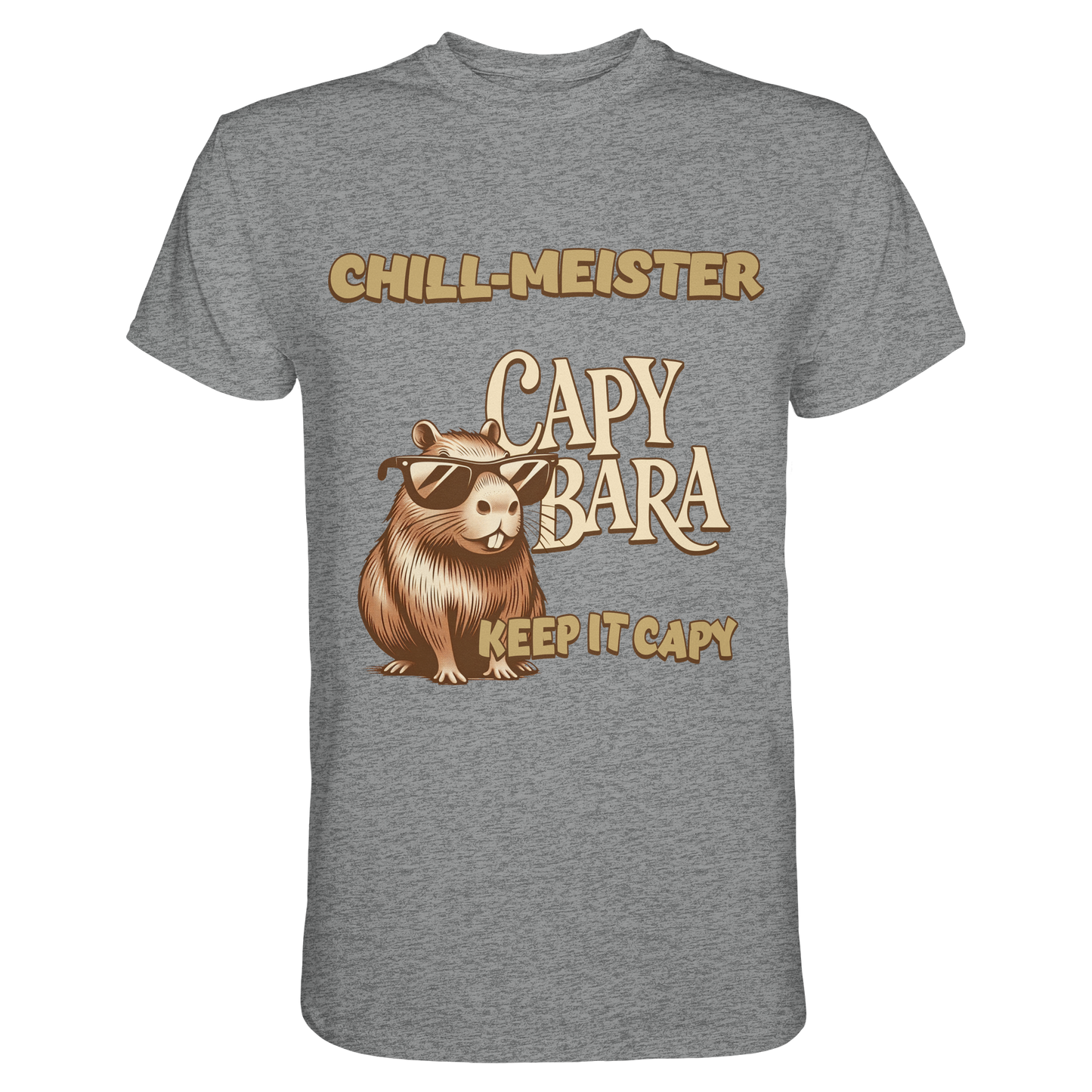 Chill-Meister Capybara – Keep it Capy (Bio & Premium) - Premium Shirt