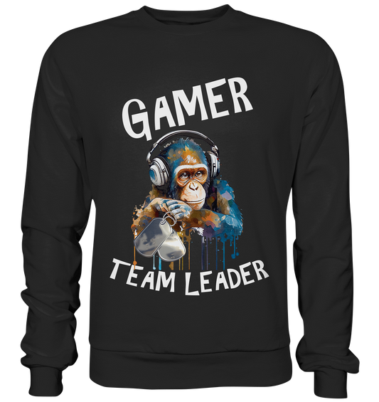 GAMER - TEAM LEADER MONKEY STREETWEAR - STATEMENT - Premium Sweatshirt