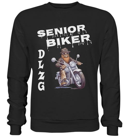 DLzG Opa Biker Fun Motiv 3- Premium Sweatshirt