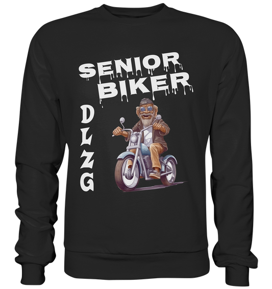 DLzG Opa Biker Fun Motiv 2- Premium Sweatshirt