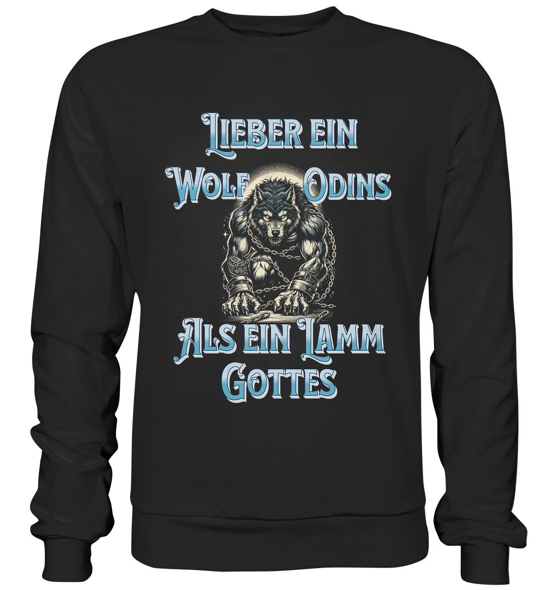 Odins Wolf | Oberteile  - Premium Sweatshirt