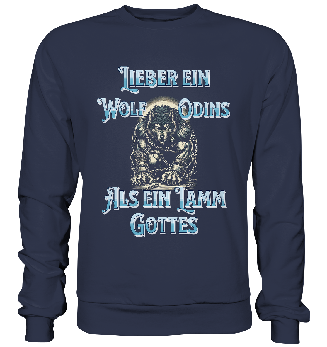 Odins Wolf | Oberteile  - Premium Sweatshirt