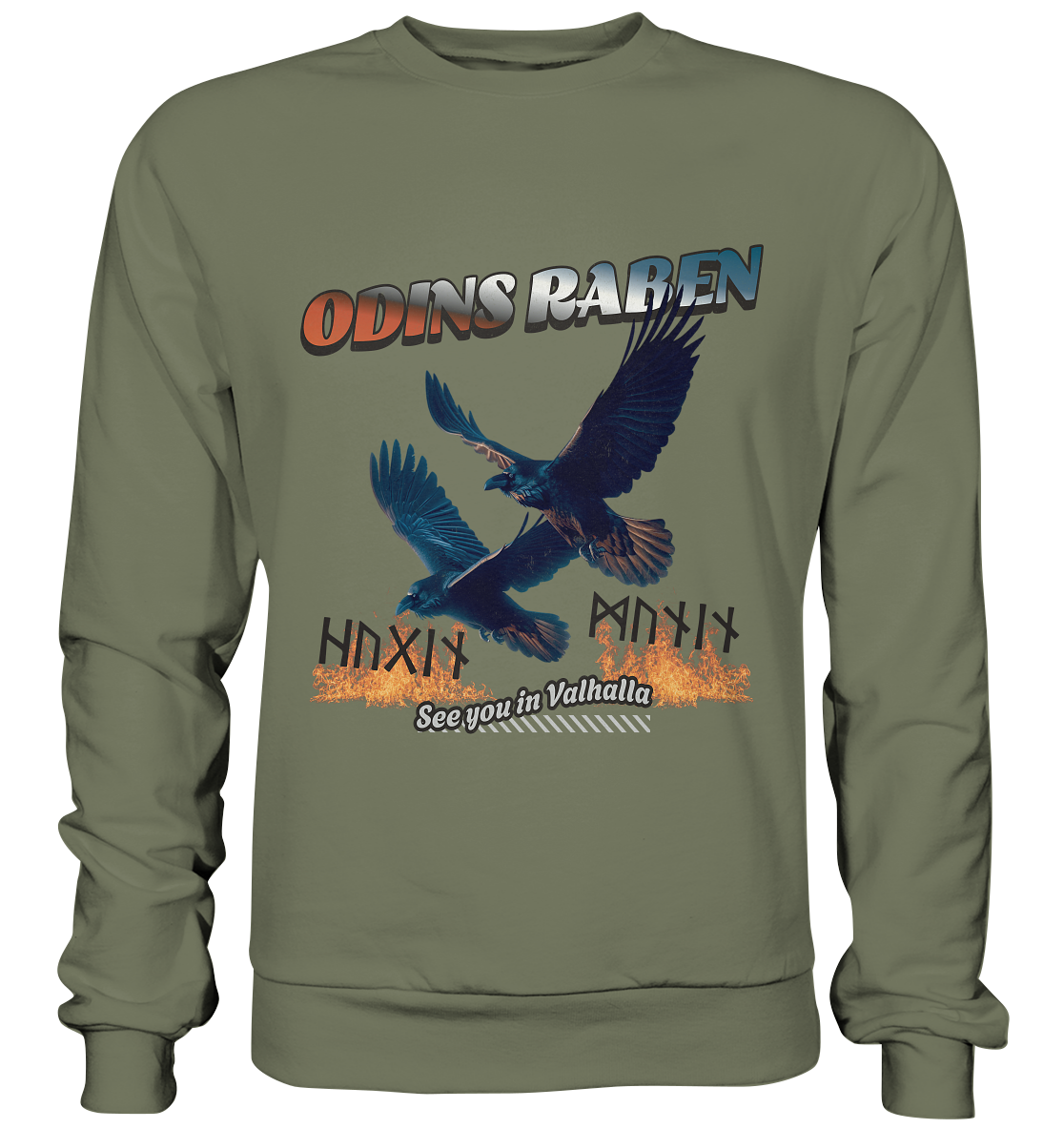 Raben Odins - Hugin und Munin - Premium Sweatshirt