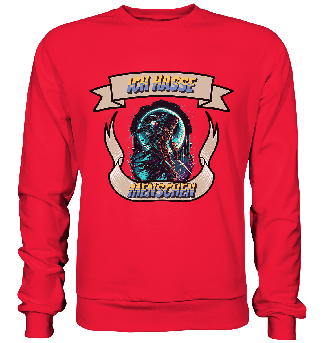 Reaper - Ich hasse Menschen Streetwear - Premium Sweatshirt