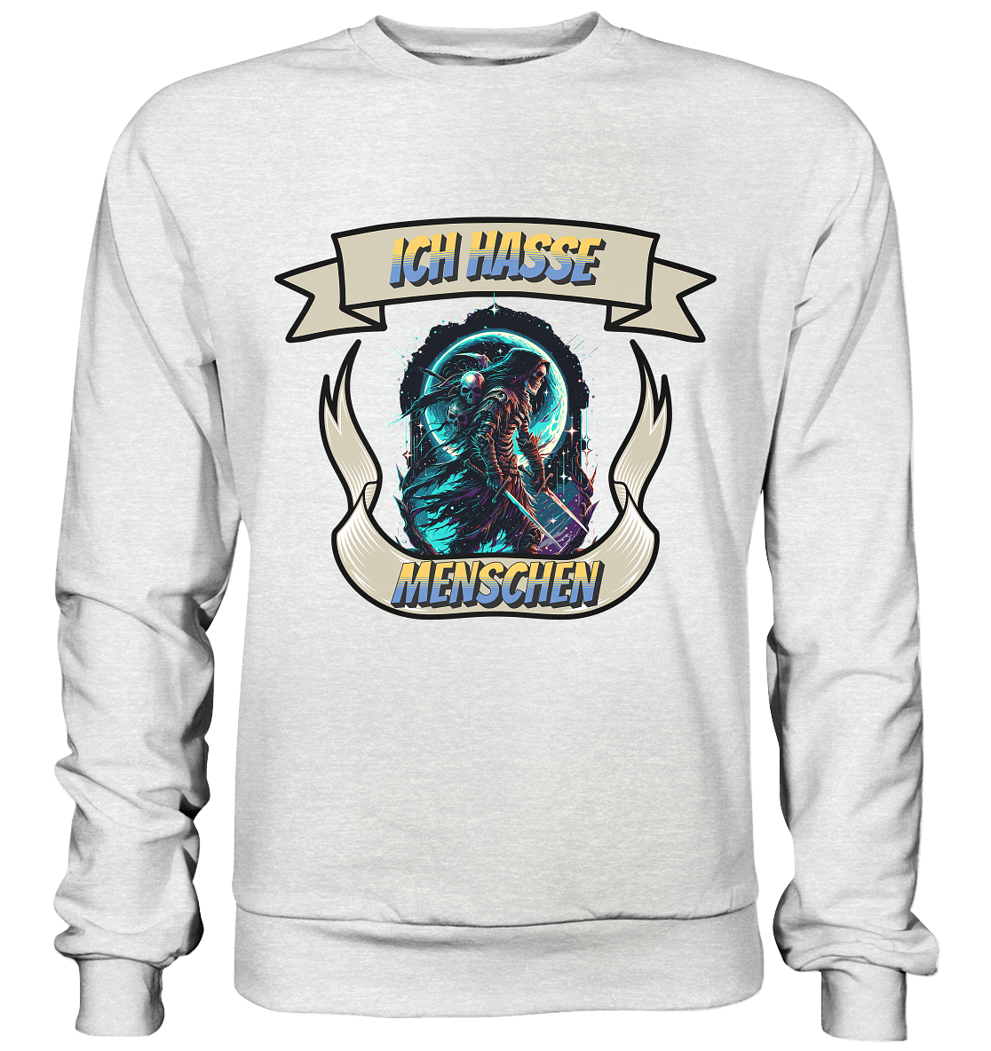 Reaper - Ich hasse Menschen Streetwear - Premium Sweatshirt