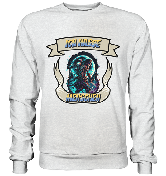 Reaper - Ich hasse Menschen Streetwear - Premium Sweatshirt