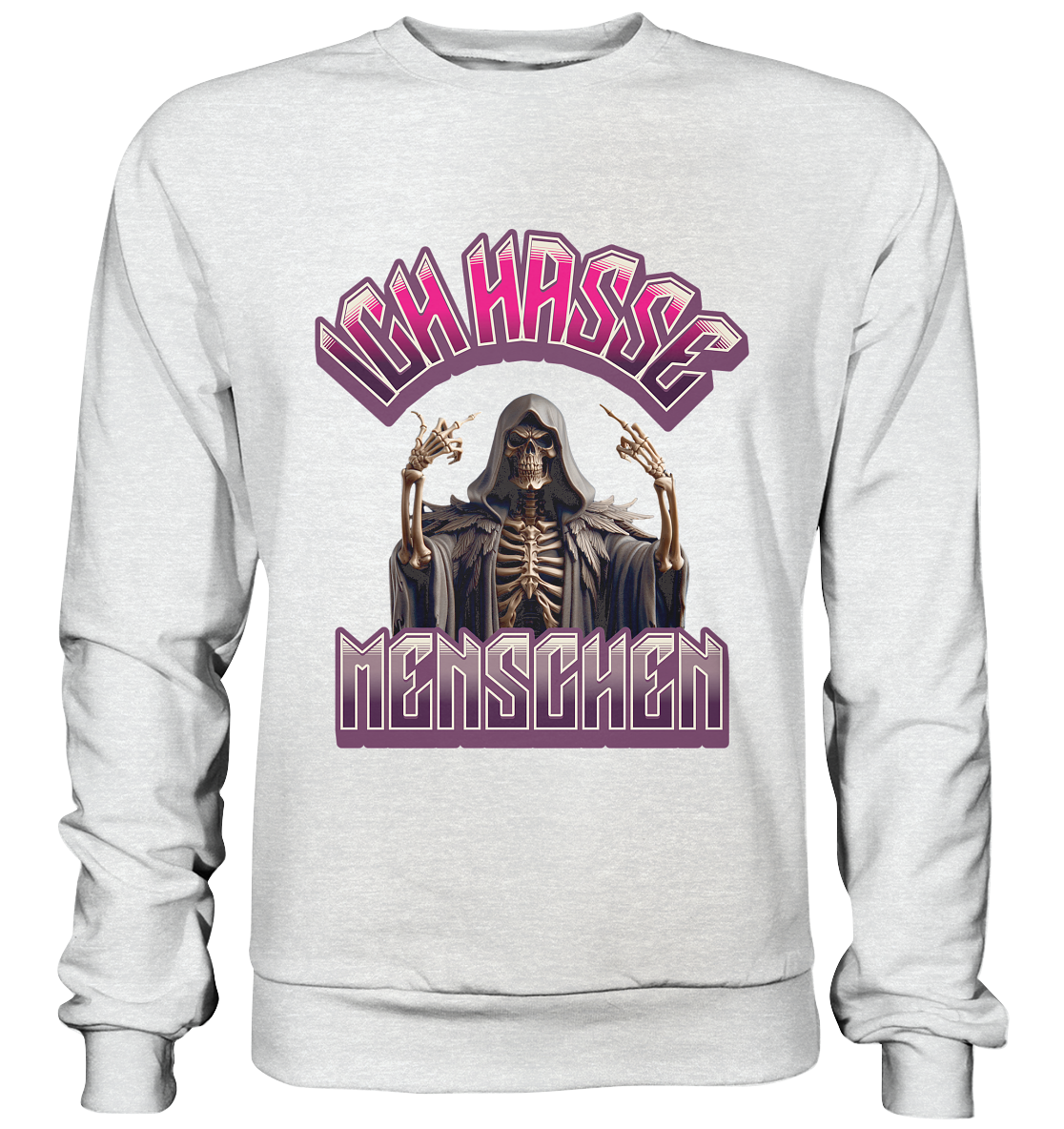 Ich hasse Menschen - Statement - Premium Sweatshirt