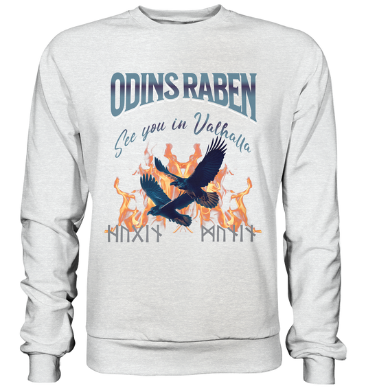 Raben Odins mystisch - Premium Sweatshirt