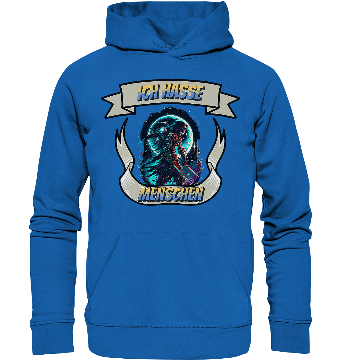 Reaper - Ich hasse Menschen Streetwear - Premium Unisex Hoodie