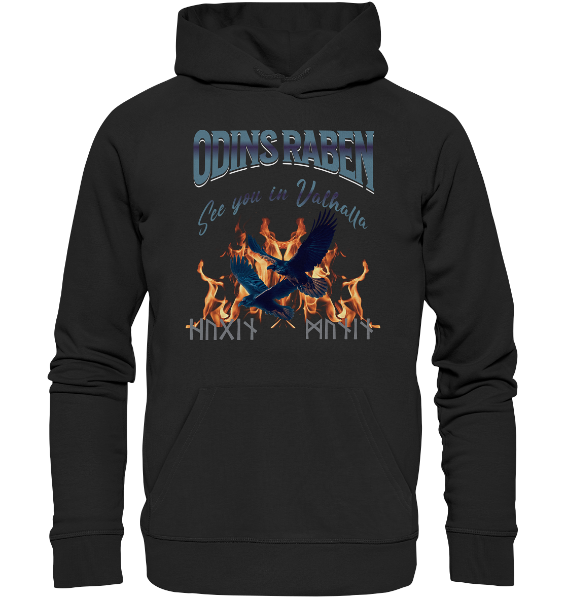 Raben Odins mystisch - Premium Unisex Hoodie