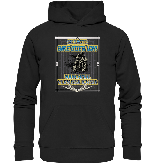 Manchmal vermisse ich sie - Statement 1 - Premium Unisex Hoodie