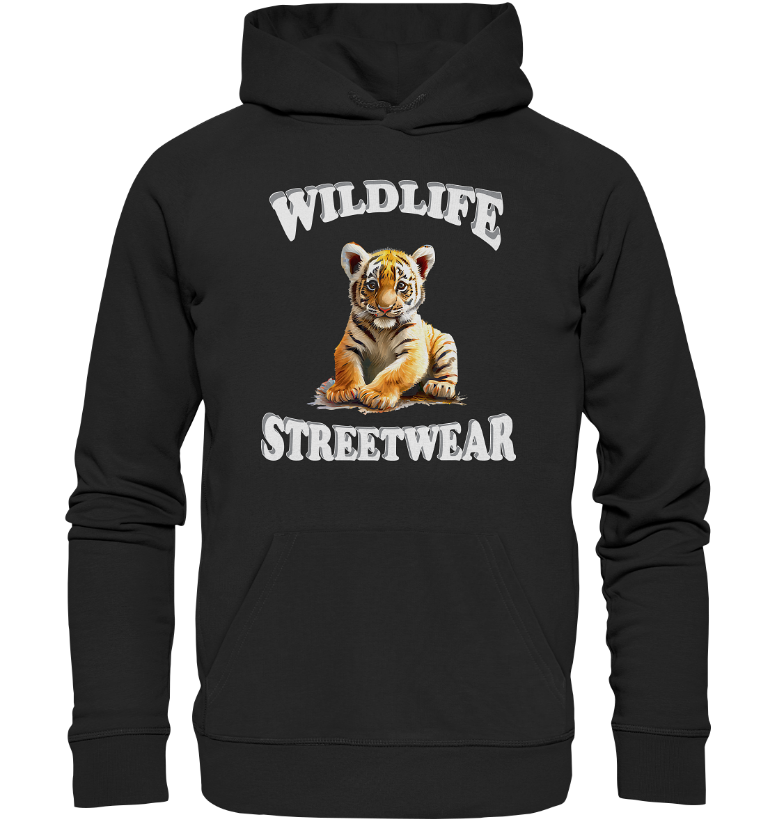 WILDLIFE STREETWEAR 3.0 TIGER BABY  - Premium Unisex Hoodie