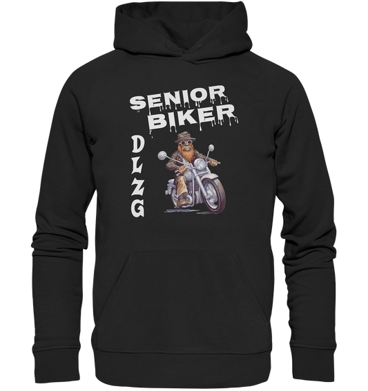 DLzG Opa Biker Fun Motiv 3- Premium Unisex Hoodie