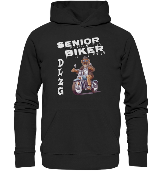 DLzG Opa Biker Fun Motiv 2- Premium Unisex Hoodie