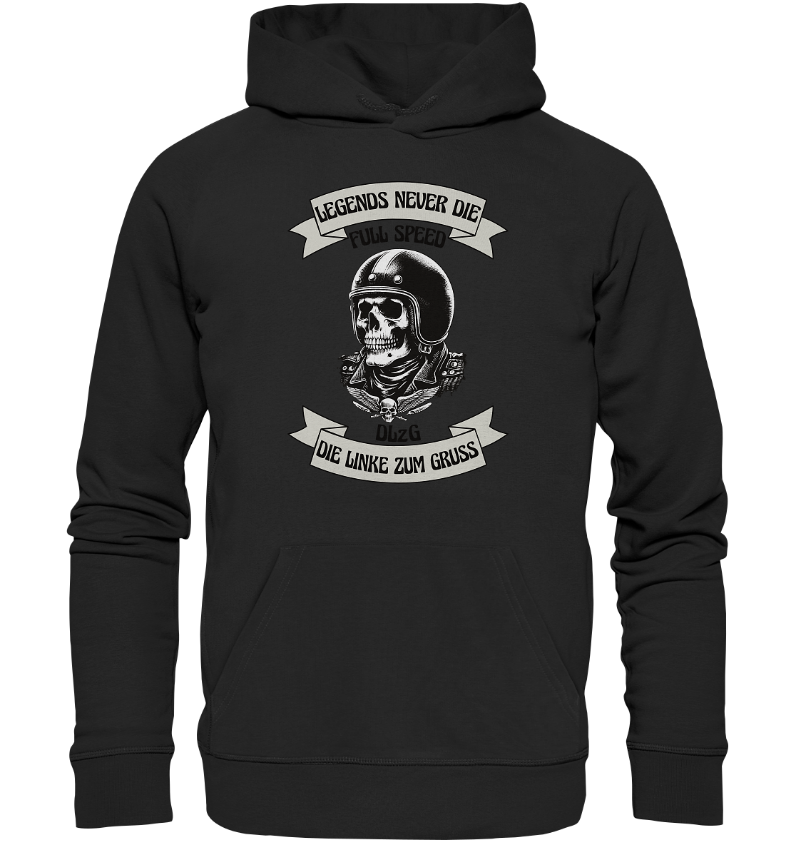 DLzG - Legends never Die - Premium Unisex Hoodie