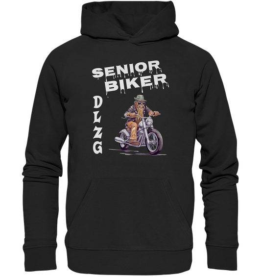 vDLzG Opa Biker Fun Motiv 1- Premium Unisex Hoodie