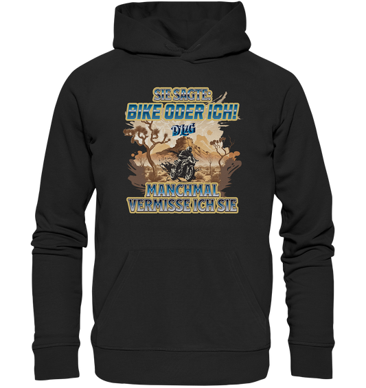 DLzG - Manchmal vermisse ich sie - Statement - Premium Unisex Hoodie