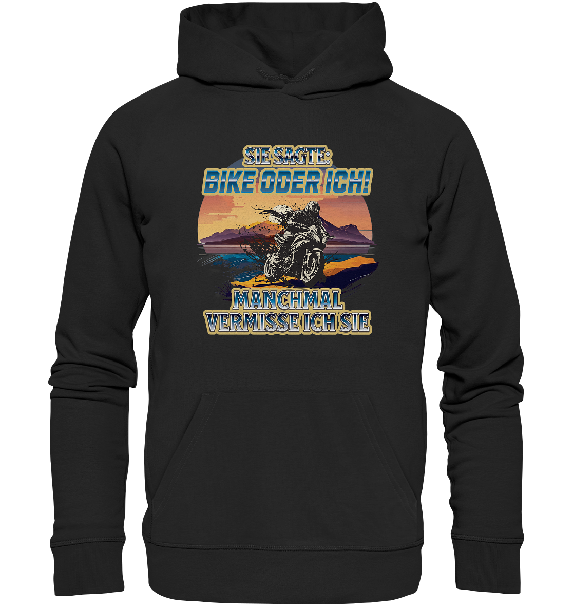 Bike oder Ich - DLzG - Premium Unisex Hoodie