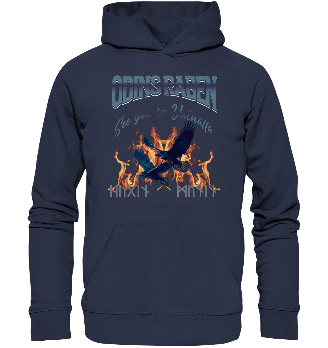 Raben Odins mystisch - Premium Unisex Hoodie