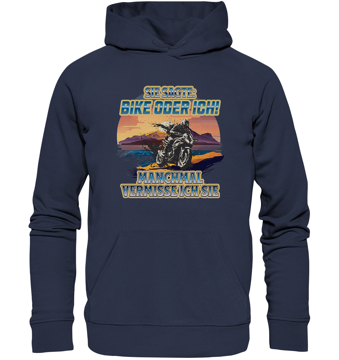 Bike oder Ich - DLzG - Premium Unisex Hoodie