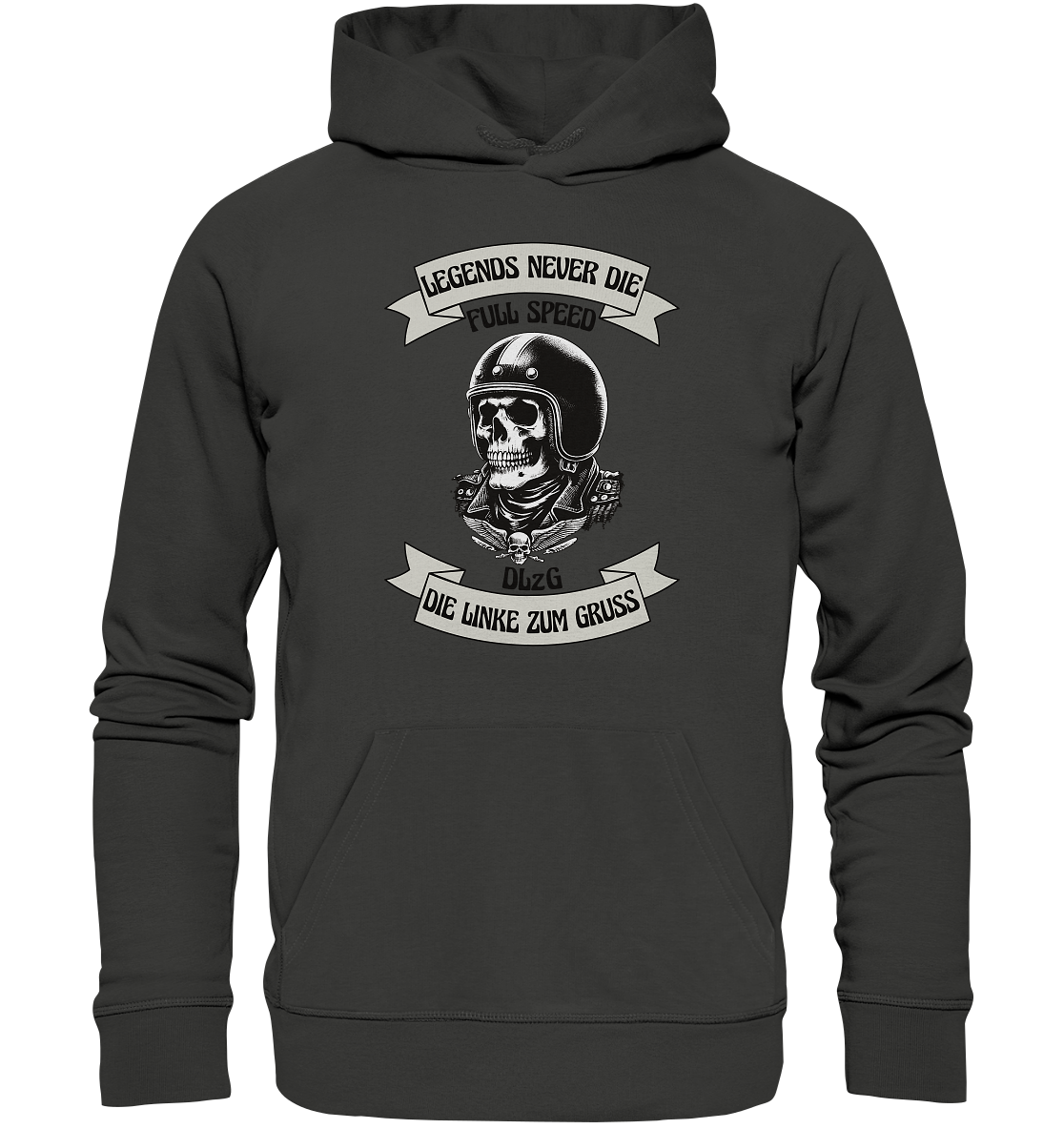 DLzG - Legends never Die - Premium Unisex Hoodie