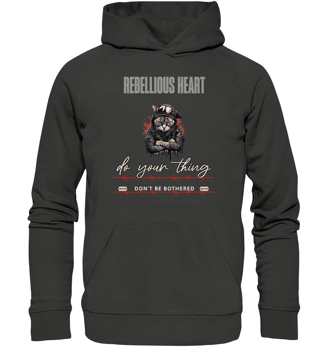 Rebellisches Herz - Premium Unisex Hoodie