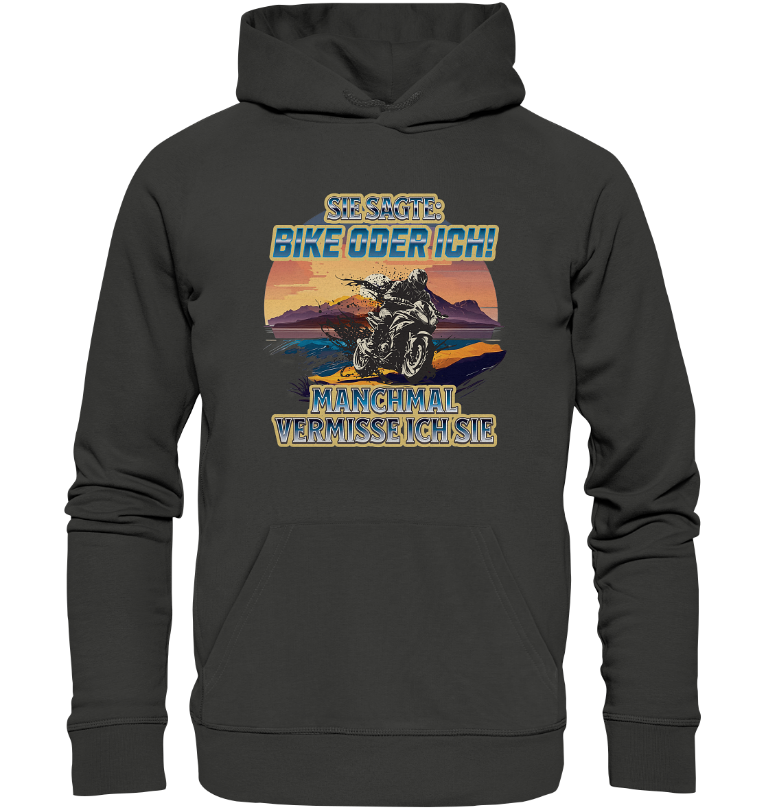 Bike oder Ich - DLzG - Premium Unisex Hoodie