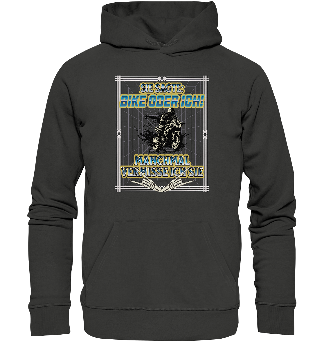 Manchmal vermisse ich sie - Statement 1 - Premium Unisex Hoodie