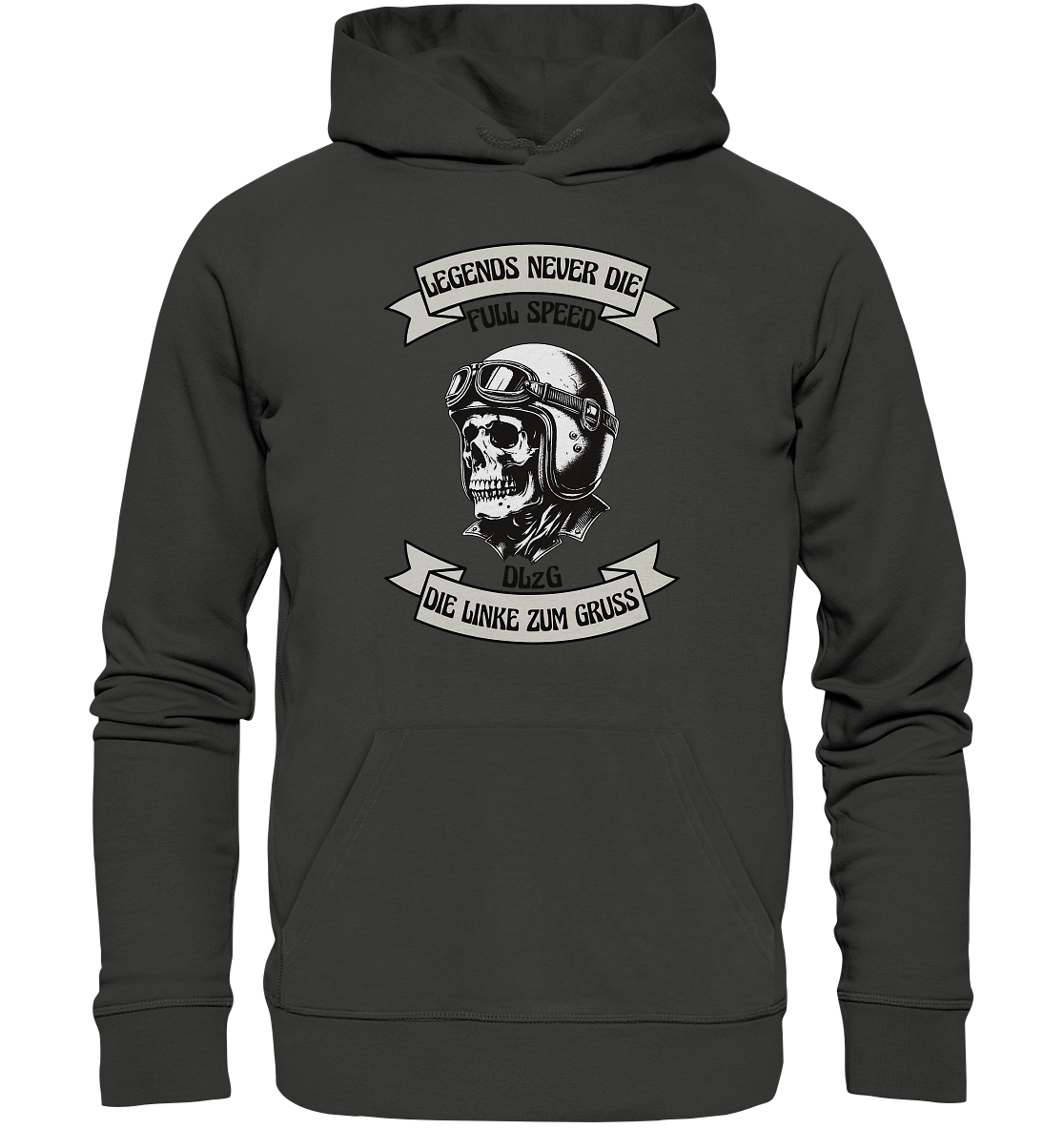 Die Linke zum Gruss - DLzG Full Speed - Premium Unisex Hoodie