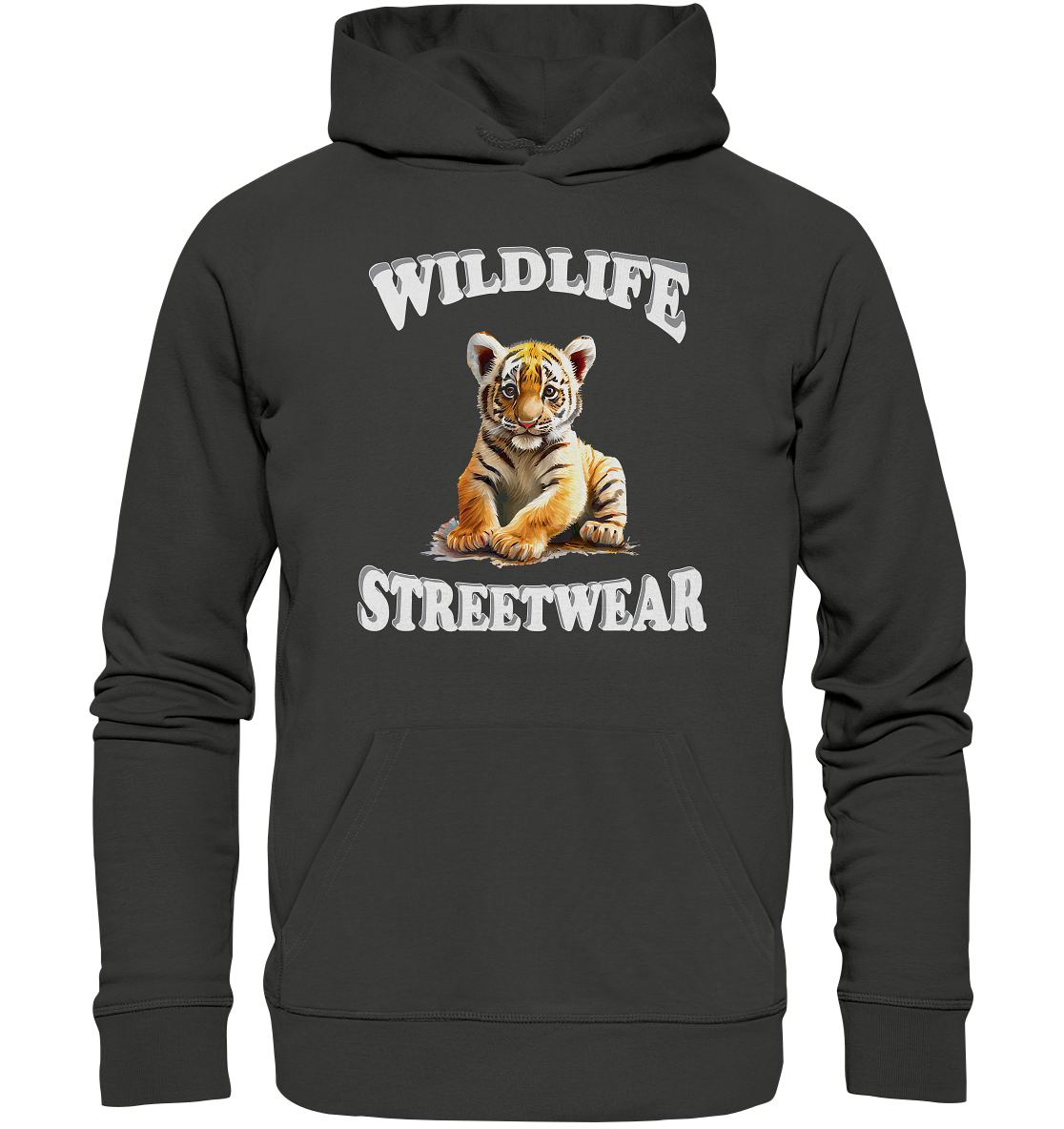 WILDLIFE STREETWEAR 3.0 TIGER BABY  - Premium Unisex Hoodie