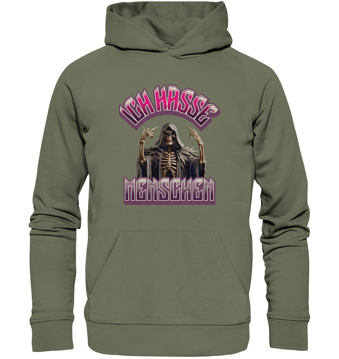 Ich hasse Menschen - Statement - Premium Unisex Hoodie