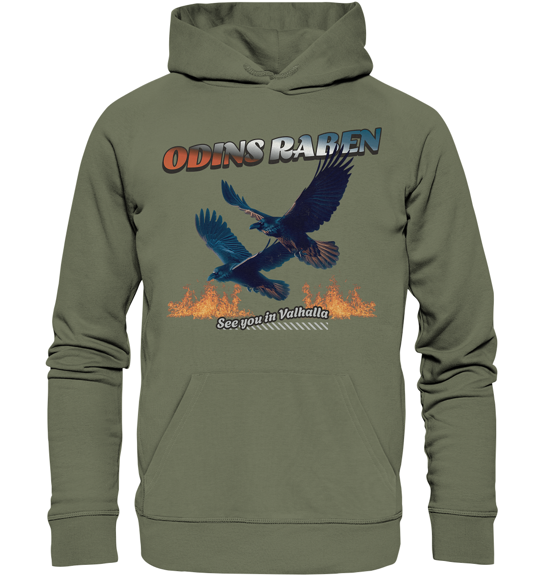 Valhalla Odins Raben - Premium Unisex Hoodie