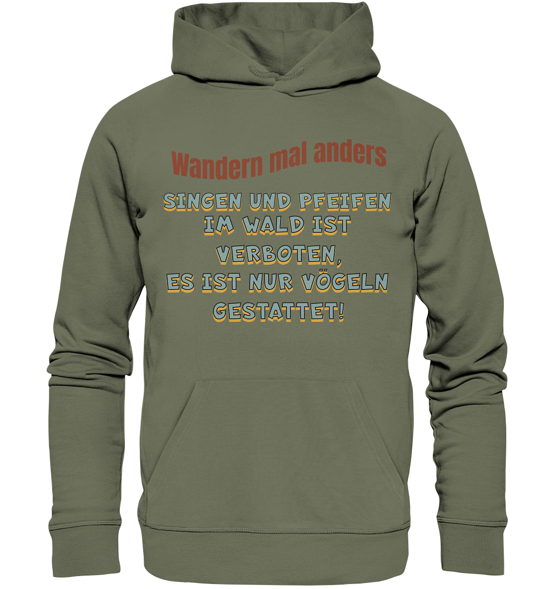 Wandern mal anders - Fun Shirt & Co - Premium Unisex Hoodie